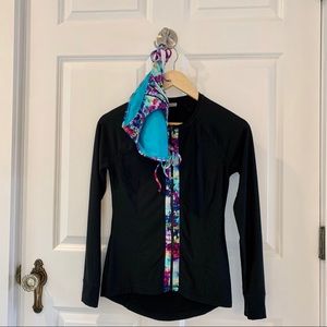 Athleta Rash Guard and Bikini Bottom set